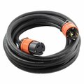 Ac Works 50ft SOOW 10/3 3-Prong NEMA L5-30 30A 125V Generator Rubber Extension Cord L530PR-050